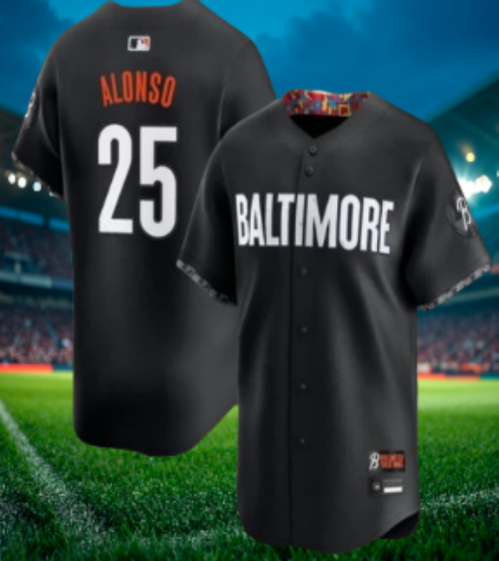Men Baltimore Orioles #25 Alonso black Game 2026 Nike MLB Jersey 0401001->oakland raiders->NFL Jersey